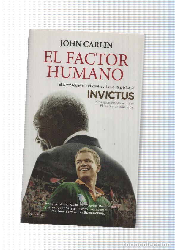 Libros: Coleccion Los tres Mundos: El factor humano (Invictus) - John Carlin - Foto 1