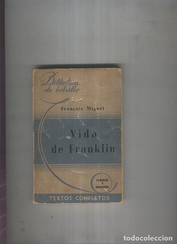 Libros: Vida de Franklin - Fran&ccedil;ois Mignet - Foto 1