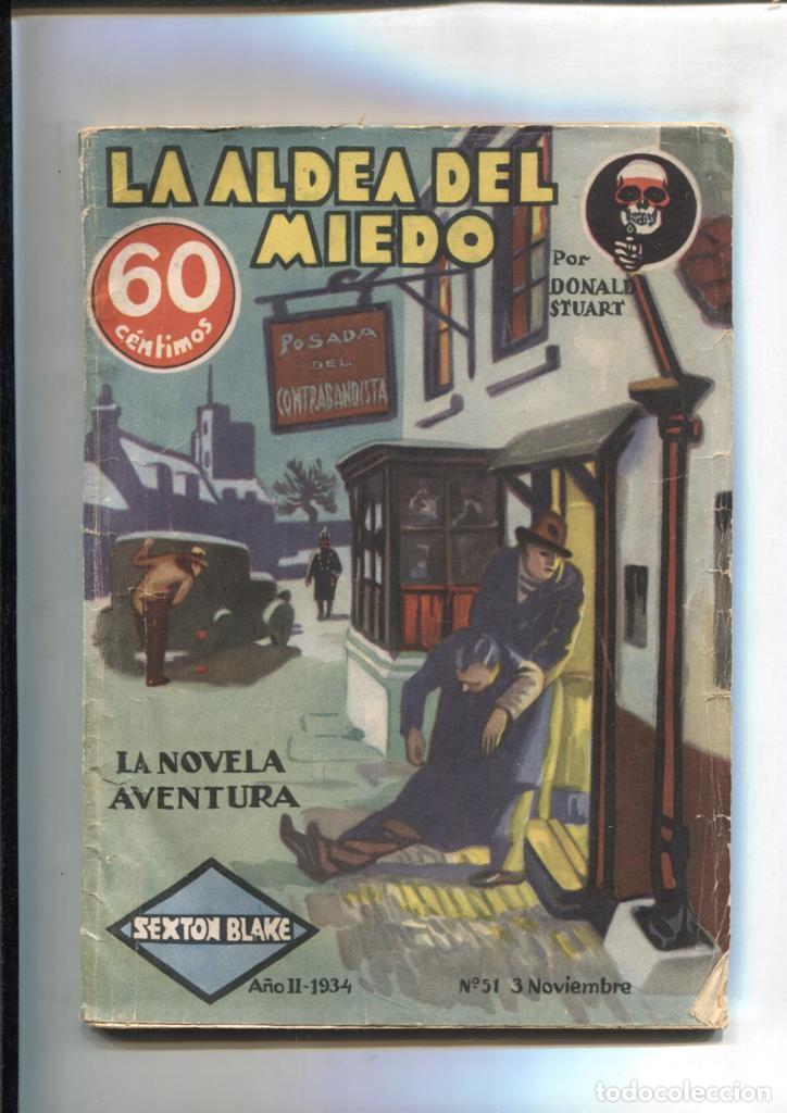 Libri di seconda mano: La Novela Aventura numero 51: Sexton Blake: La aldea del miedo - Donald Stuart