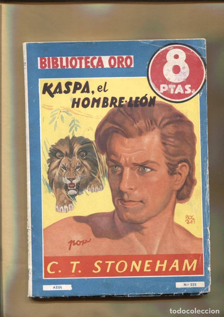 Libri di seconda mano: Biblioteca Oro Azul de 8 pts numero 222: Kaspa el hombre Leon - C.T. Stoneham