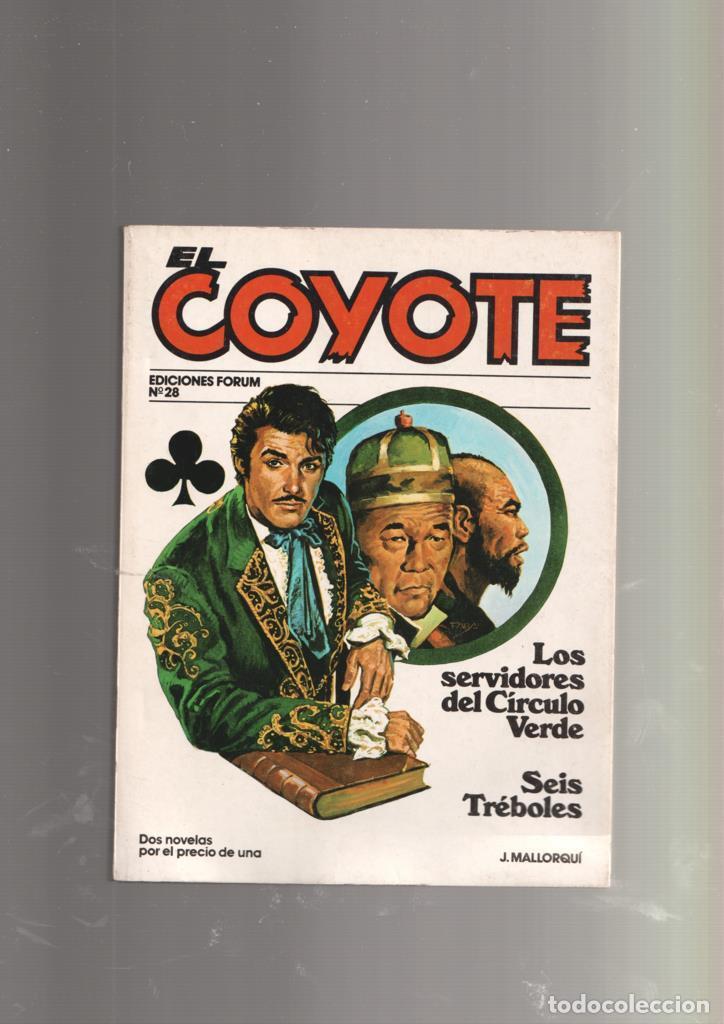 B&uuml;cher: Forum: El Coyote numero 28: Los servidores del circulo verde y Seis treboles - Jose Mallorqui