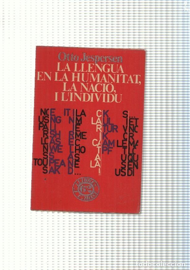 books: La llengua en la humanitat, La nacio i l individu - Otto Jespersen