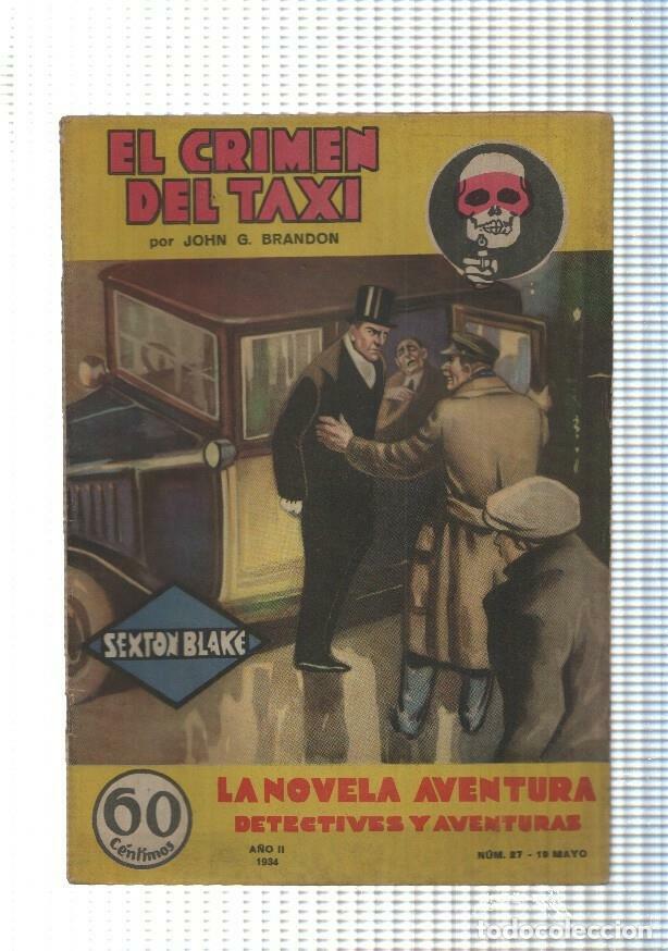 Libri di seconda mano: La novela de aventura: Sexton Blake numero 027: El crimen del taxi - John G.Brandon