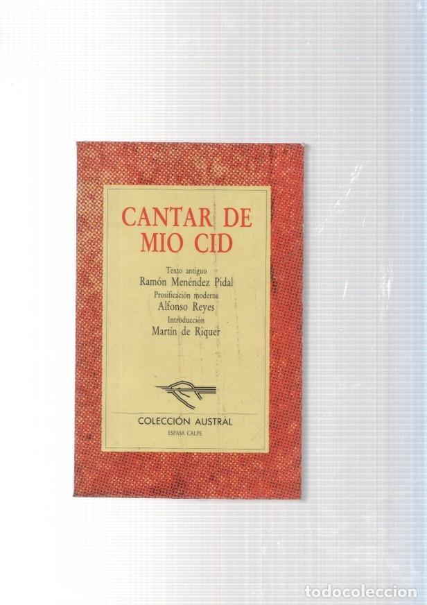 Libros: Cantar de Mio Cid - Ramon Menendez Pidal - Foto 1