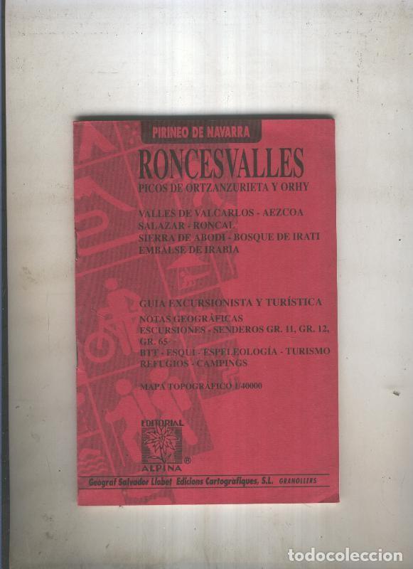 Libros: Pirineo de Navarra: Roncesvalles - varios - Foto 1