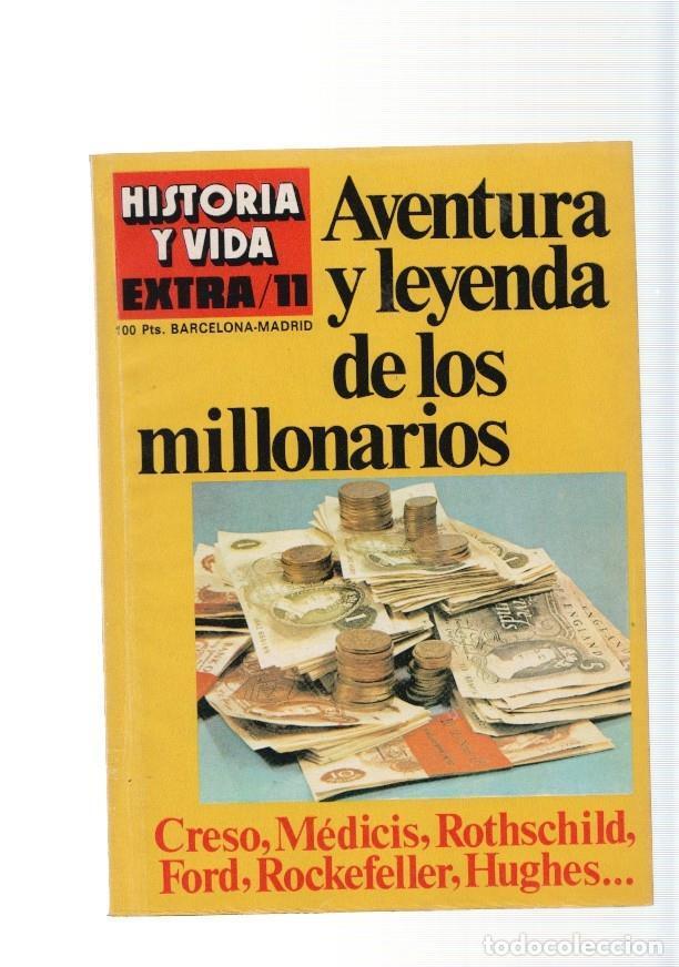 Livres: Historia y Vida Extra num.11,1977: Aventura y leyenda de los millonarios - varios