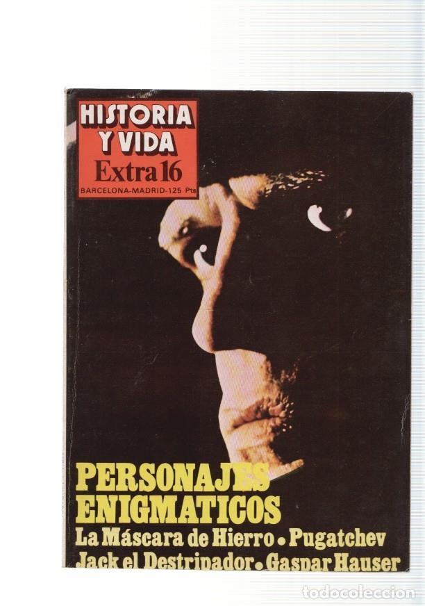 books: Historia y Vida Extra num.16, a&ntilde;o1979:Personajes enigmaticos: La Mascara de - varios