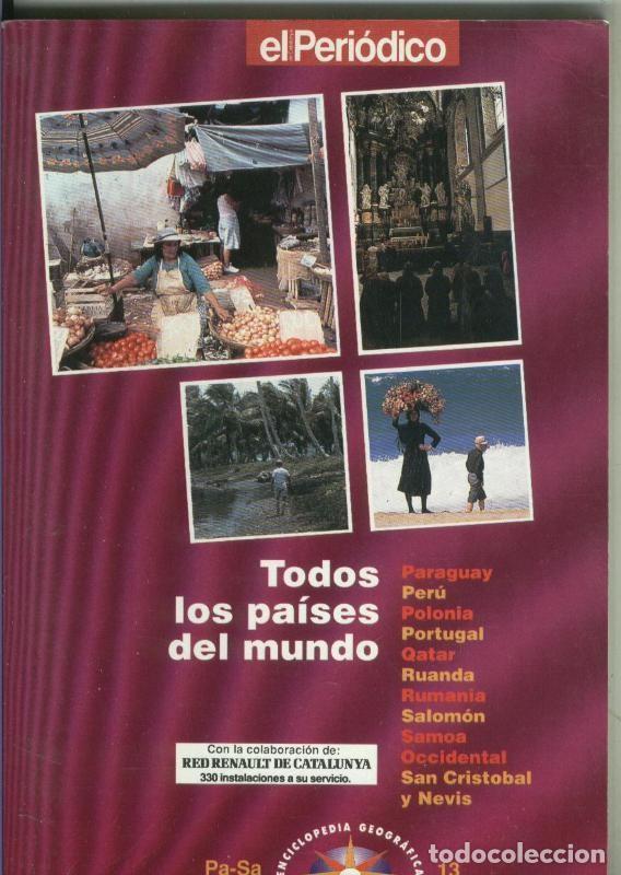 Libros: Todos los paises del mundo volumen 13: Paraguay. Peru, Polonia, Quatar, Ruanda, Rumania, - Varios