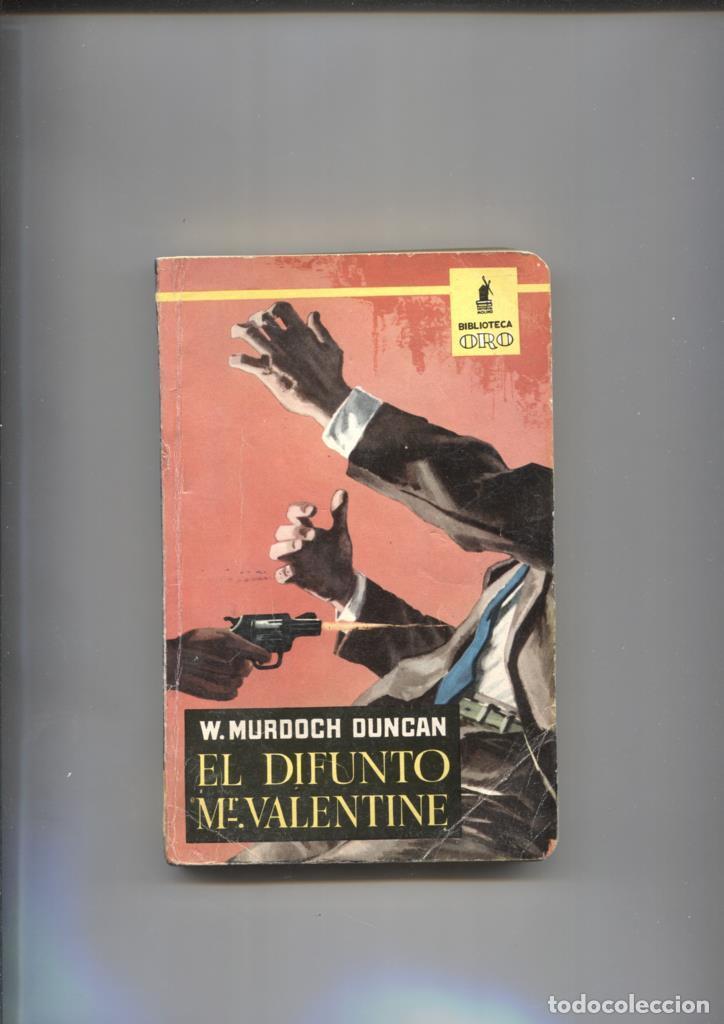 Libros: Biblioteca Oro numero 420: El difunto Mr. Valentine - W. Murdoch Duncan