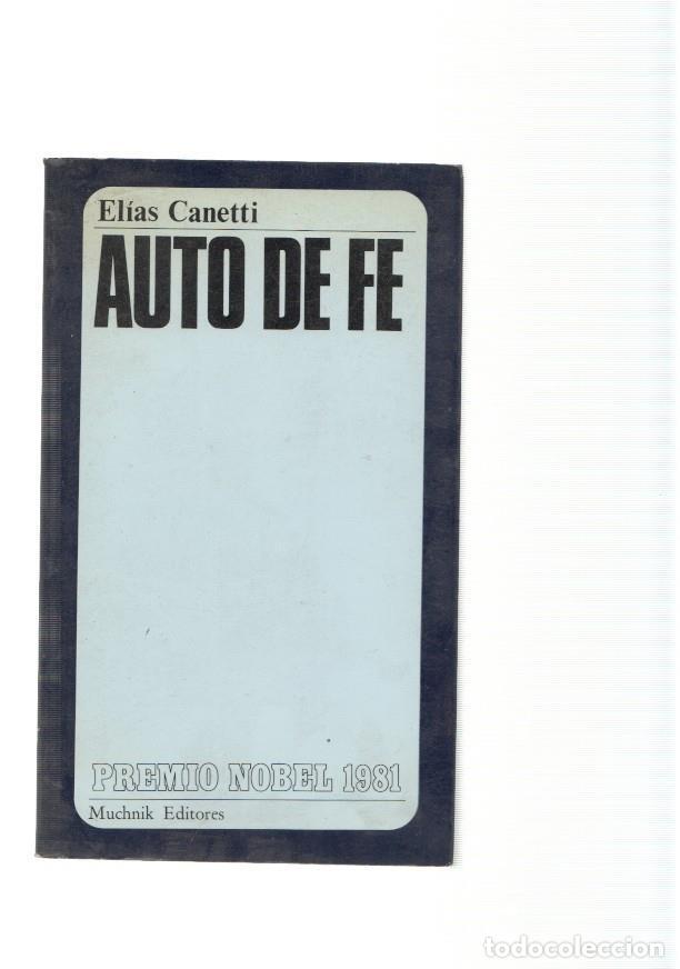 Libros: Auto de fe - Elias Canetti - Foto 1