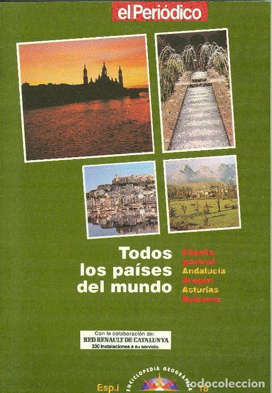 Libri di seconda mano: Todos los paises del Mundo volumen 18: Espa&ntilde;a general, Andalucia, Aragon - Varios
