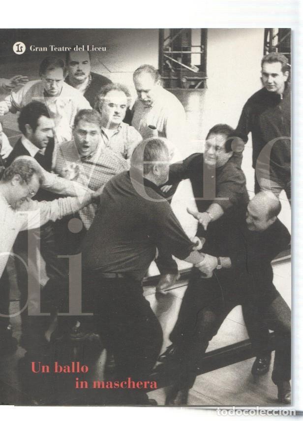 Libri di seconda mano: Un ballo in maschera. Temporada 2000-2001 - varios