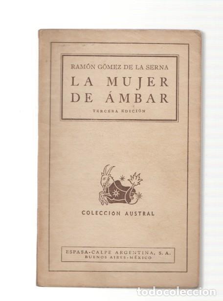 Libros: La mujer de ambar - Ramon Gomez de la Serna - Foto 1