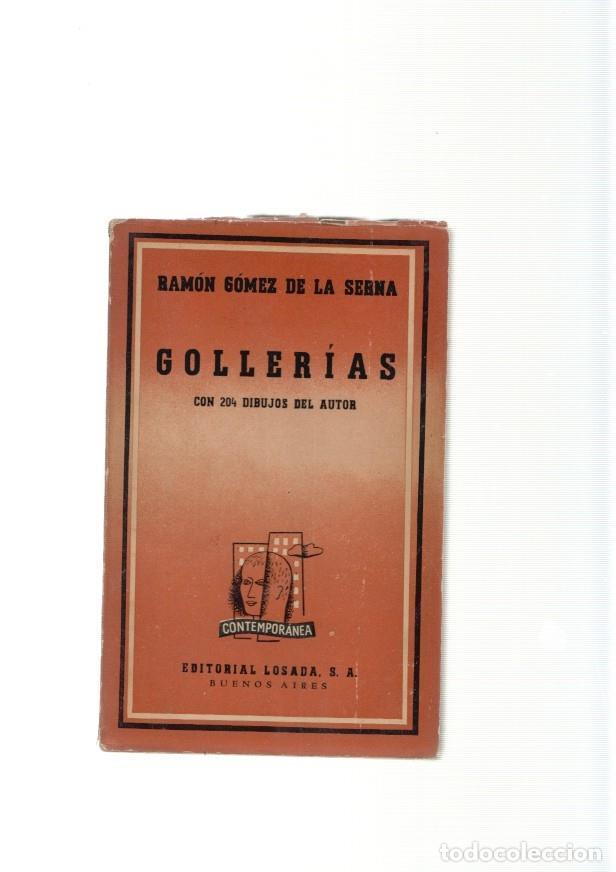Libros: Gollerias con 204 dibujos del autor - Ramon Gomez de la Serna - Foto 1