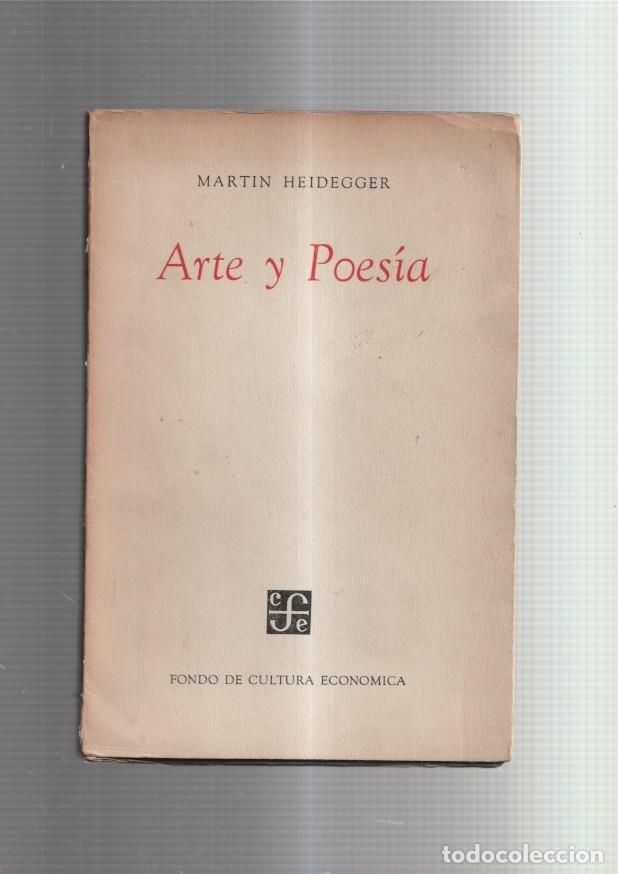 Libros: Marti Heidegger: Arte y poesia - Martin Heidegger - Foto 1