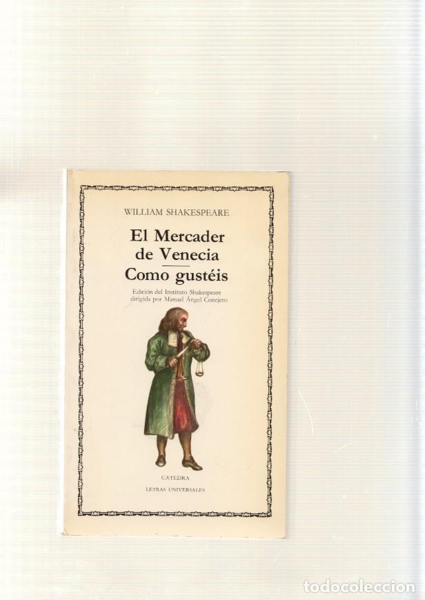 Libros: El Mercader de Venecia- Como gusteis - William Shakespeare - Foto 1