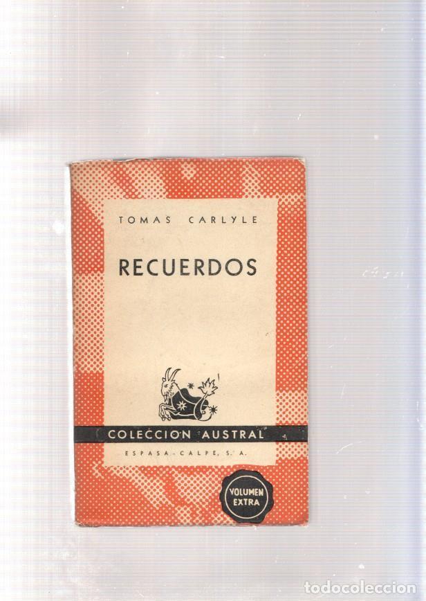 Libros: Recuerdos - Tomas Carlyle - Foto 1
