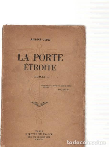 Libros: La porte etroite - Andre Gide - Foto 1