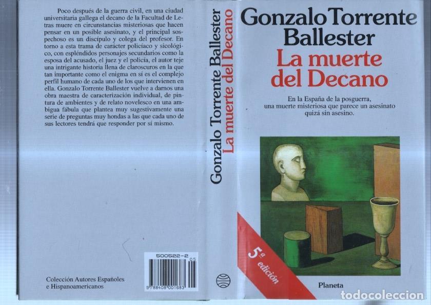 Libros: La muerte del decano - Gonzalo Torrente Ballester