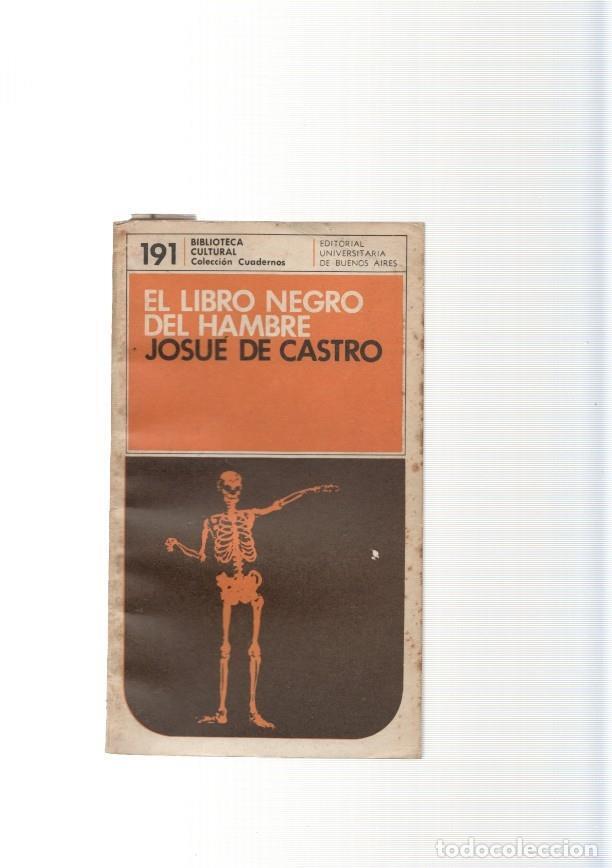 Libros: El libro negro del hambre - Josue de Castro - Foto 1