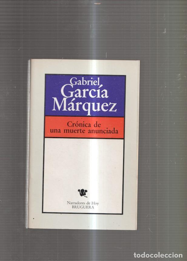 Libros: Cronica de una muerte anunciada - Gabriel Garcia Marquez
