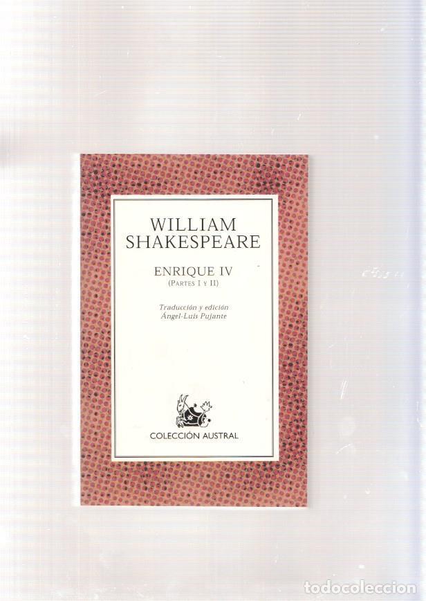 Libros: Enrique IV ( parte I y II ) - William Shakespeare - Foto 1
