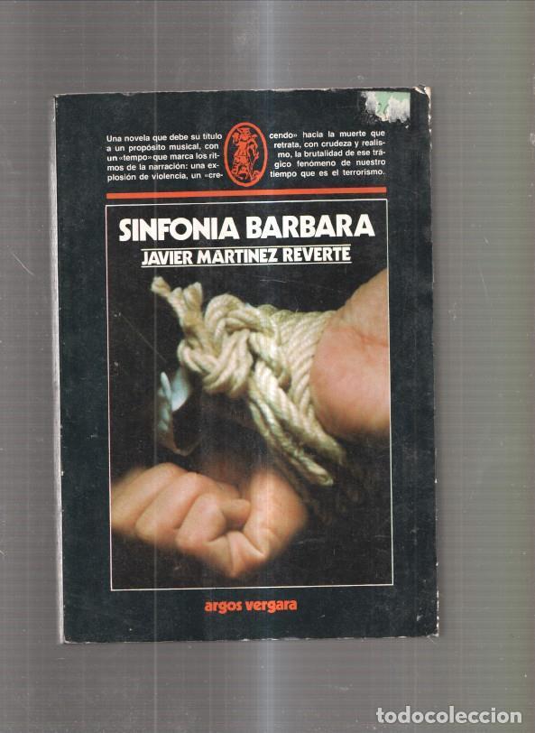 Libros: Sinfonia Barbara - Javier Martinez Reverte - Foto 1