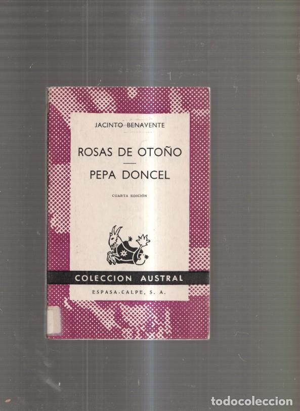 Libros: Rosas de Oto&ntilde;o - Pepa Doncel - Jacinto Benavente - Foto 1