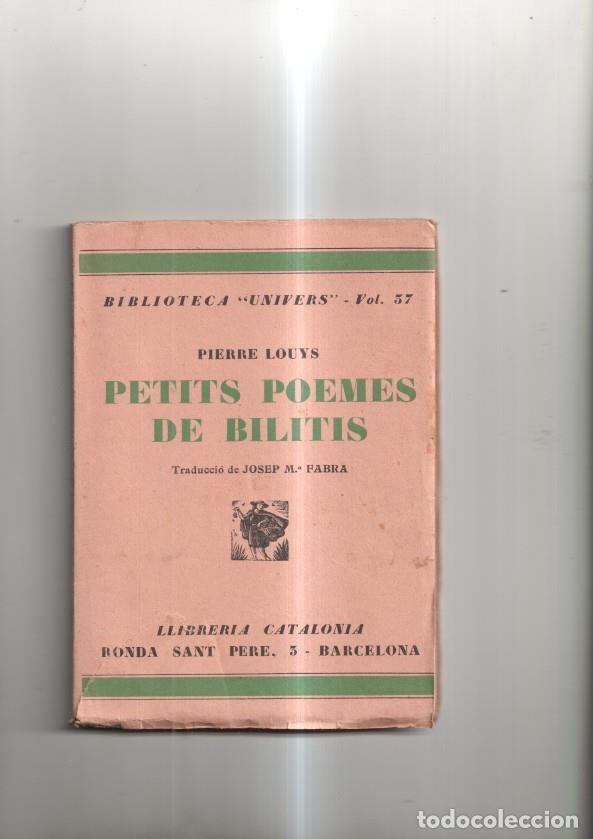 Libros: Petits poemes de Bilitis - ^Pierre Louys - Foto 1