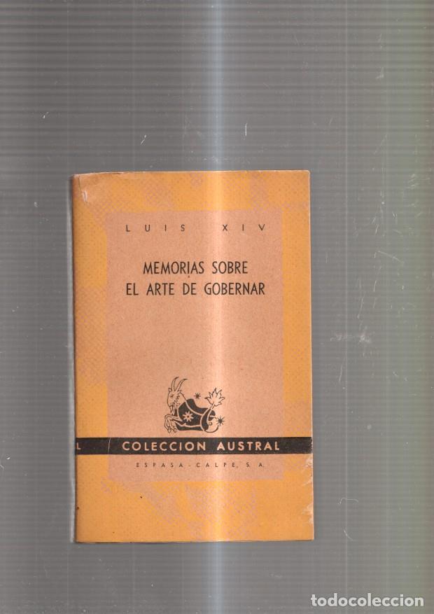 Libri di seconda mano: Memorias sobre el arte de gobernar - Luis XIV