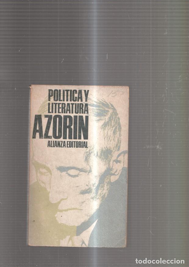 Libros: Politica y literatura - Azorin - Foto 1