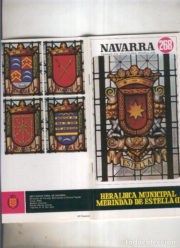Libros: Navarra temas de cultura popular numero 268: Heraldica Municipal, Merindad de Estella (vol I) - Jesu