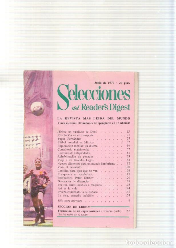 Libros: Selecciones del Reader s Digest , junio 1970: Existe un sustituto de Dios ?- Revo- - varios - Foto 1
