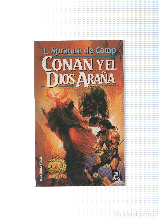 Libros: Conan novelas numero 20: Conan y el dios ara&ntilde;a - L.Sprague de Camp - Foto 1
