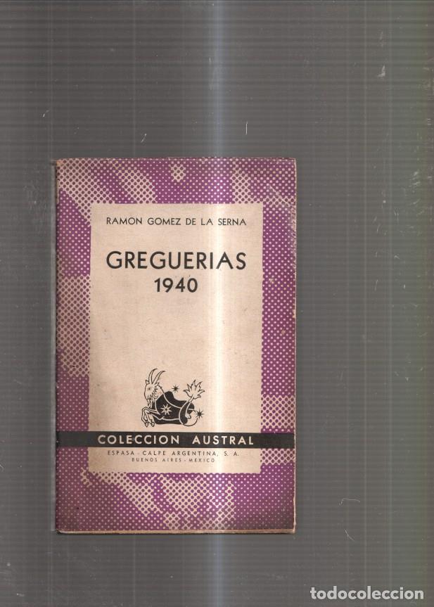 Libros: Greguerias 1940 - R. Gomez de la Serna - Foto 1