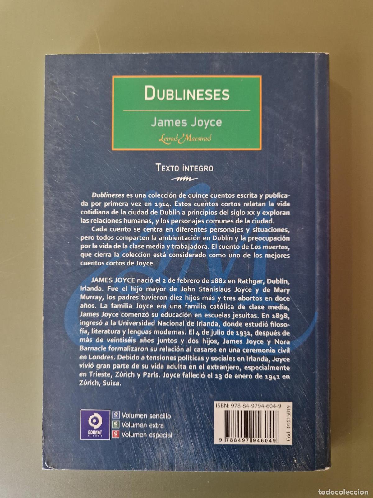 Libros: DUBLINESES - Joyce, James - Foto 2