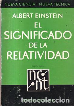 Libros: El significado de la relatividad - Albert Einstein - Foto 1