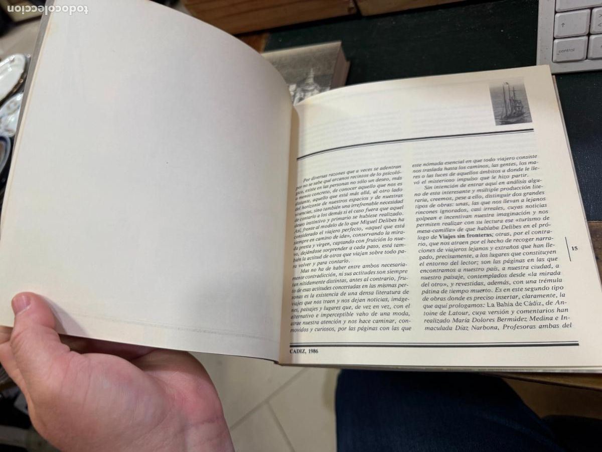 Libros: LIBRO LA BAHIA DE CADIZ DE ANTOINE DE LATOUR - Foto 2