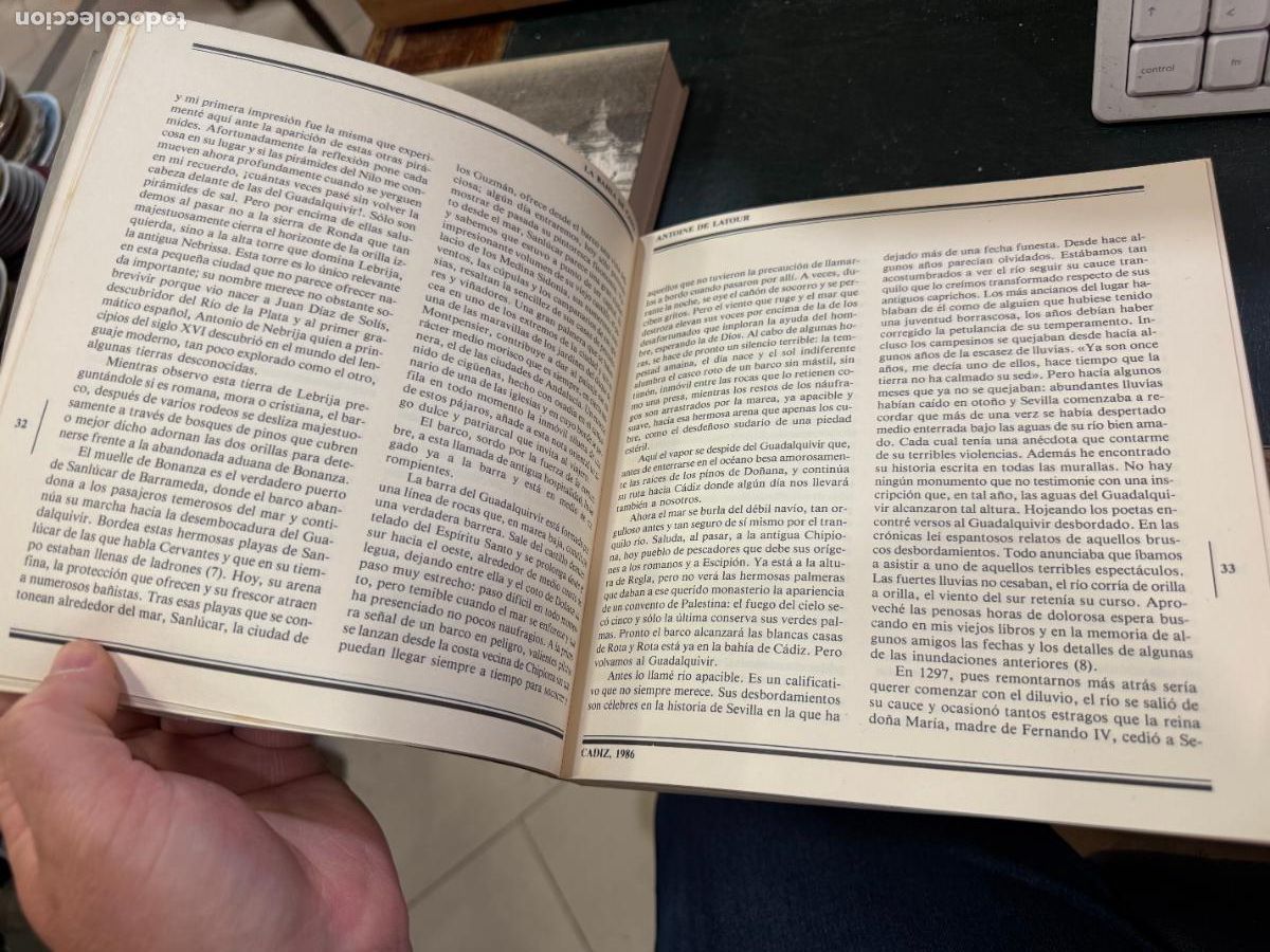 Libros: LIBRO LA BAHIA DE CADIZ DE ANTOINE DE LATOUR - Foto 3