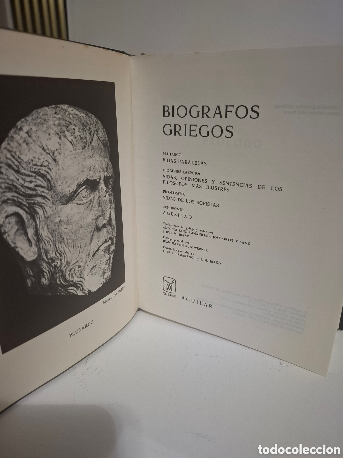 Libros: BIOGRAFOS GRIEGOS editorial aguilar - Foto 4
