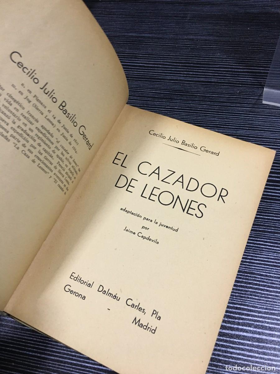 Libros: El Cazador de Leones Julio Gerard - Foto 4