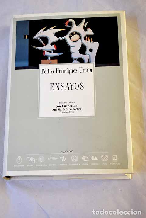 Libri di seconda mano: Ensayos: Henr&iacute;quez Ure&ntilde;a, Pedro.- Henr&iacute;quez Ure&ntilde;a, Pedro