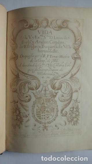 Libros: VIDA DE LA V. DUQUESA DO&Ntilde;A LUISA DE BORJA Y ARAG&Oacute;N - TOM&Aacute;S MUNIESA