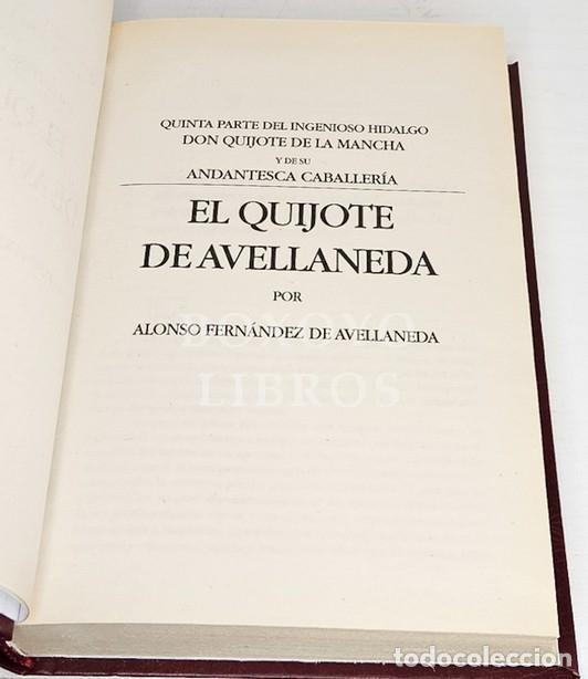 Libros: AVELLANEDA, Alfonso F. de. El Quijote de Avellaneda - Foto 2