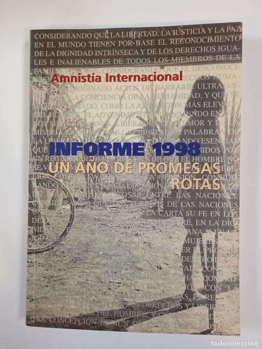 Libros: Informe anual 1998. Amnist&iacute;a Internacional. - VV.AA. TDK959 - Foto 1