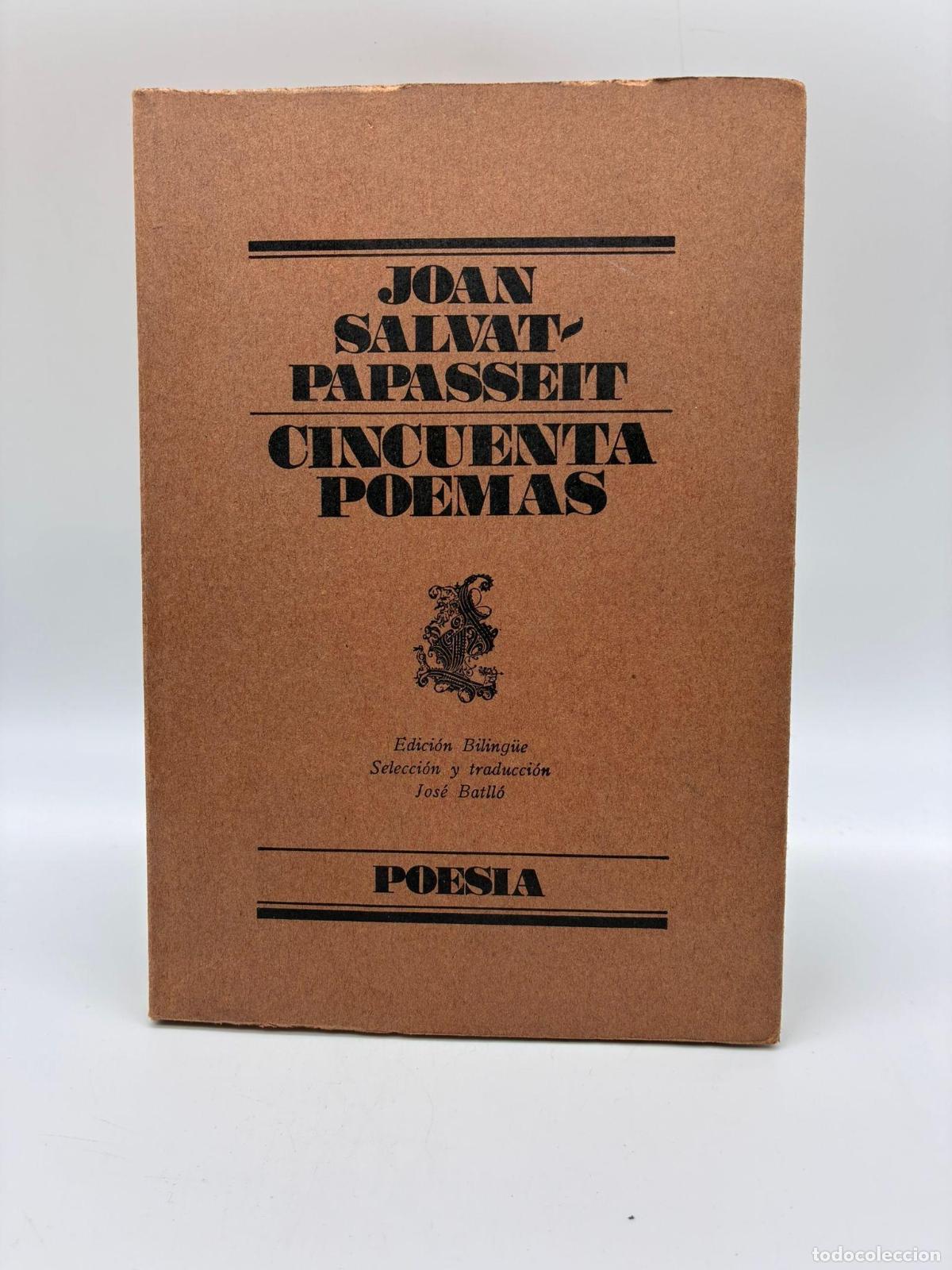 books: SALVAT-PAPASSEIT, Joan. - Cincuenta poemas.