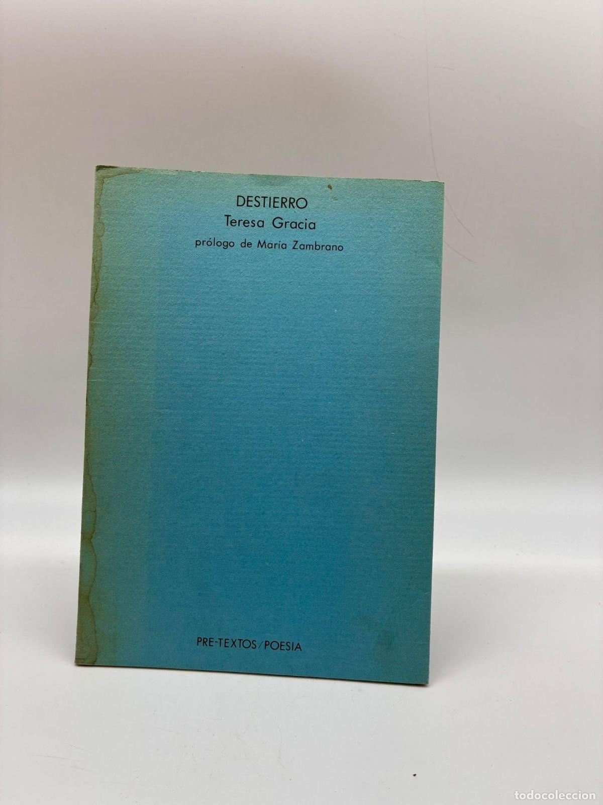 books: GRACIA, Teresa. - Destierro.