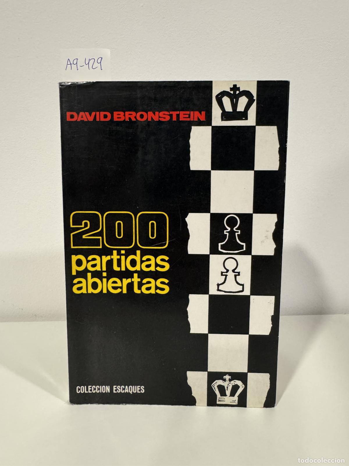 Libros: BRONSTEIN, David, - 200 partidas abiertas, - Foto 1