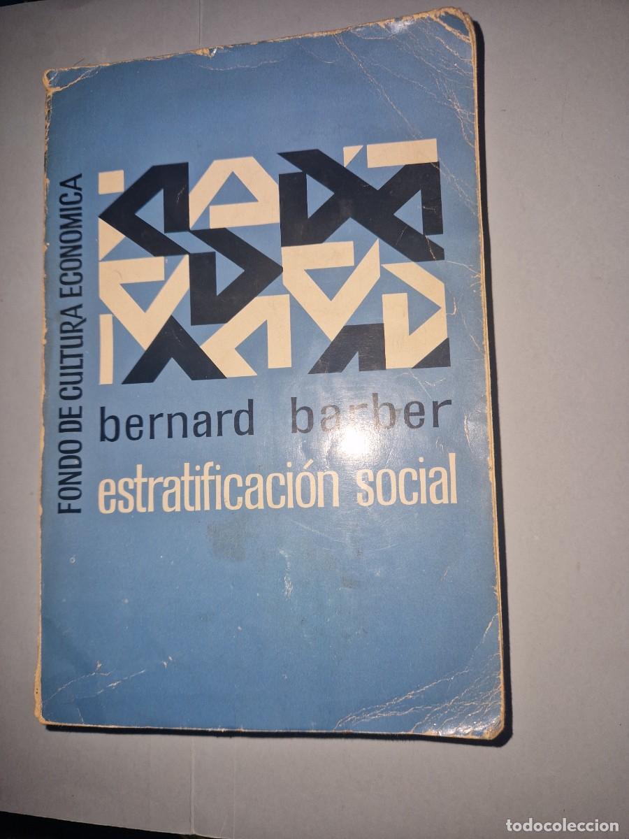 Libros: ESTRATIFICACION SOCIAL, BERNARD BARBER - Foto 1