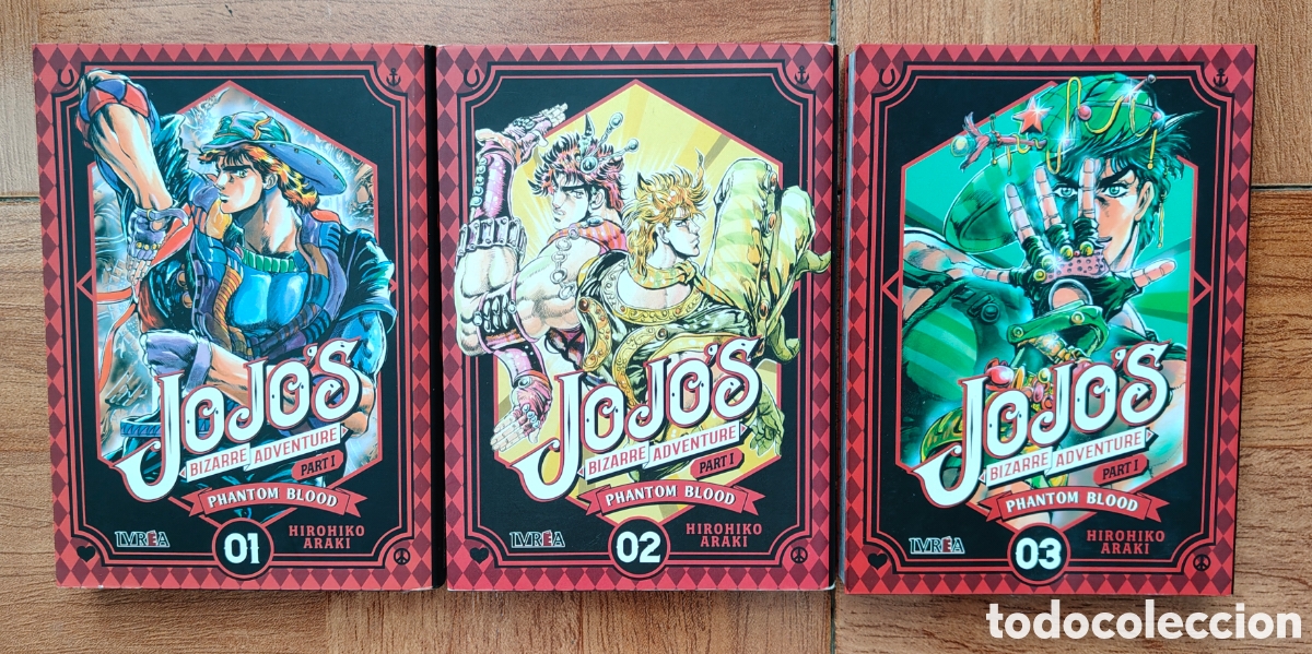 B&uuml;cher: Jojo's Bizarre Adventure Part I: Phantom Blood � 3 N&uacute;meros (1-2-3) � Completa - Hirohiko Araki
